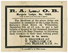 RAOB Lodge | Margate History